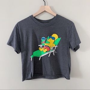 the simpsons graphic tee